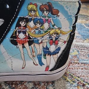Vans Kids Sneakers with Anime Design - Black, Blue, Red New Without Box.
